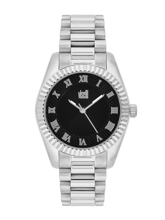 Visetti Womens Watch Battery with Silver Metal ...