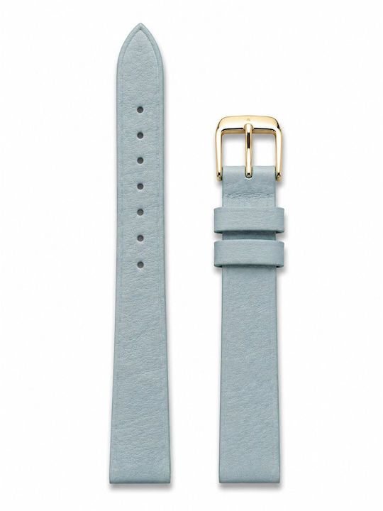 Tzevelion Leather Strap Light Blue 8mm