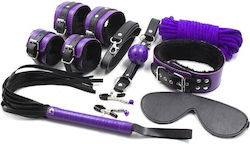Guilty Toys BDSM Kit σε Μωβ Χρώμα 8τμχ