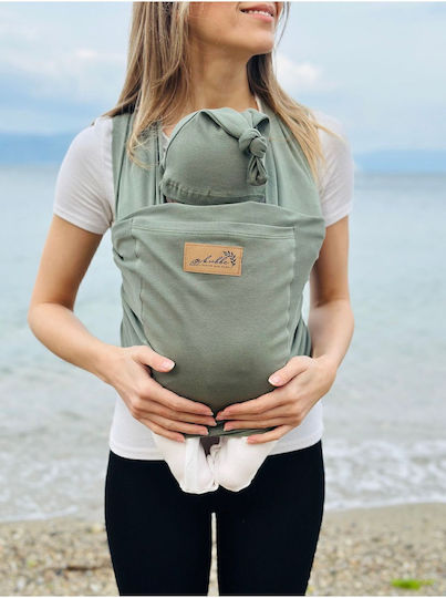 SteweHome Standard Baby Carrier Sling Green with Maximum Weight 15kg
