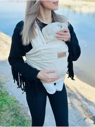 SteweHome Μάρσιπος Πλάτης Μπεζ με Μέγιστο Βάρος 15kg