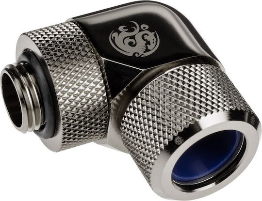 Bitspower Advanced Multi-link Adapter Connection Fitting 90 Grad G1/4 Inch Ag On 14mm Ad Hardtube Redatable Swivel Black Bp-bse90rmla14