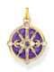Thomas Sabo Charm Lucky Charm Eye From Gold Plated Silver