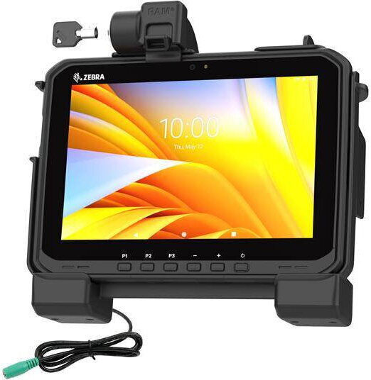 Ram Mounts Ram Powered Locking Dock Zebra Et6x