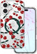 Cherry Umschlag Rückseite Transparent für iPhone 16