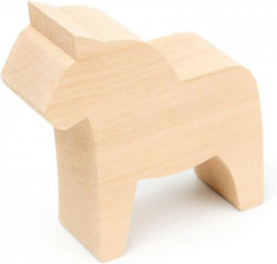 Dalapferden Schnitzerei Leeres Basswood Bvrc Bw DIY02