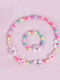Little Rainbow Set Kids Multicolour Hair Ties 2 Pieces