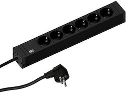 Bachmann Power Strip 6 Sockets with Cable 3m Green