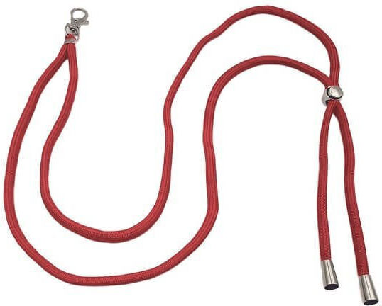 Λουράκι Λαιμού Lanyard Κινητό Μεταλλικό Γάντζο 75cm Κοραλί