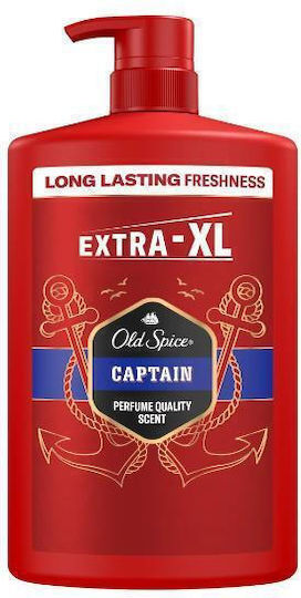 Old Spice Captain 3in1 Αφρόλουτρο σε Gel για Άνδρες με Βρώμη Καταπραϋντικό 800ml