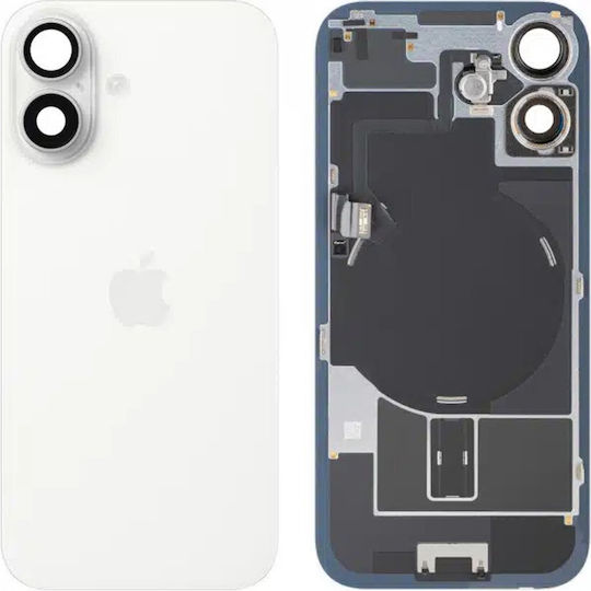 Genuine Back Glass Nfc Flex Flash & Camera Lens Iphone 17 White