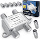 Passive Antenna Splitter 3 Inputs 5–2400 Mhz Berdsen Bd-957