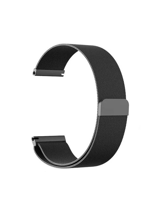 Bakeey Λουράκι Μαύρο (Milan 22mm) Bakeey Λουράκι Μαύρο (Milan 22mm)