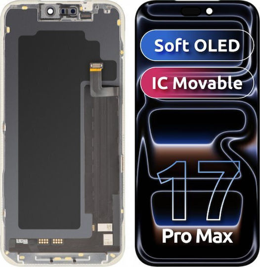 MP Ecran cu Mecanism Tactil pentru Apple Iphone 17 Pro Max (Negru)