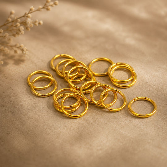Accesorii Metalice Linkuri Aurii Opțiune Mărime 6mm