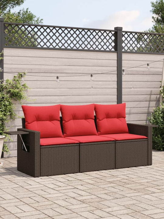 Canapea Tree-Seater De Exterior Din Rattan Cu Perne 55x55cm