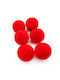 Weihnachtsbaumschmuck Ball Rote Samt Auswahl Größe Ø4.8cm
