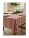 SteweHome Baumwolle Strick Tischtuch Rot 160x160cm