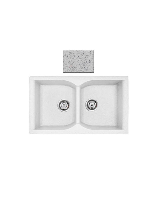 Sanitec Classic Drop-In Kitchen Sink made of Li...