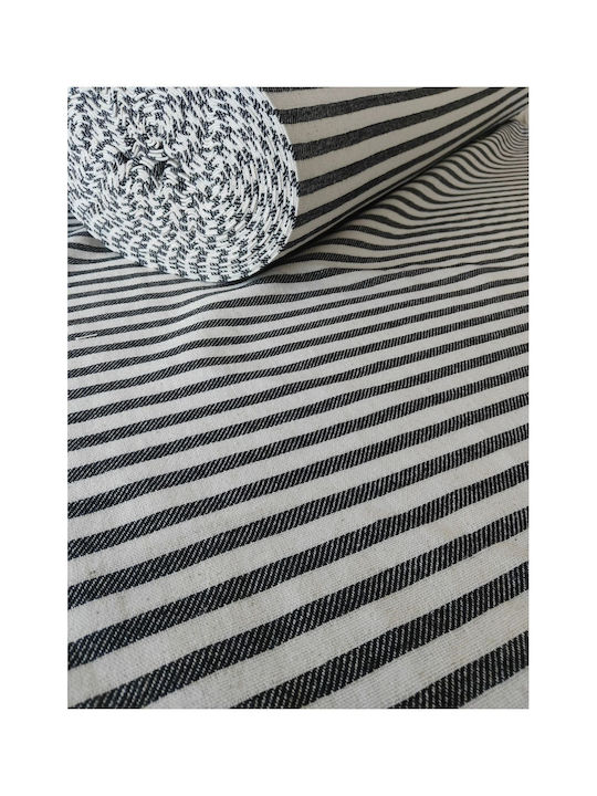 SteweHome Cotton Knitted Black Tablecloth 110x110cm
