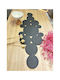 SteweHome Runner Bumbac Gri 120x45 cm