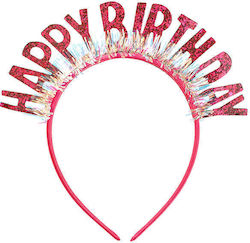 Στέκα "happy Birthday" Φούξια Γκλίτερ Στέκα "happy Birthday" Φούξια Γκλίτερ
