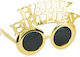 Brillen Happy Birthday Kunststoff Goldene