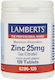 Lamberts Zinc 25mg 60 ταμπλέτες