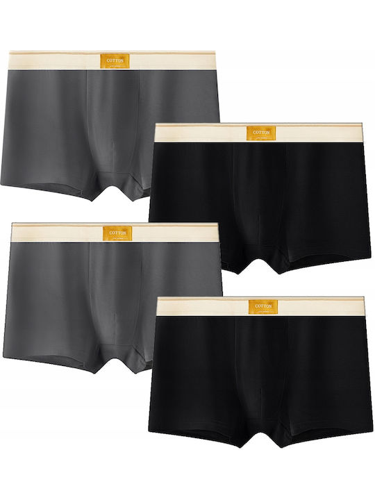 Μποξεράκια 4Pack Black Grey