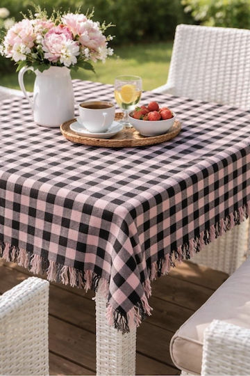 SteweHome Purple Tablecloth 140x140cm