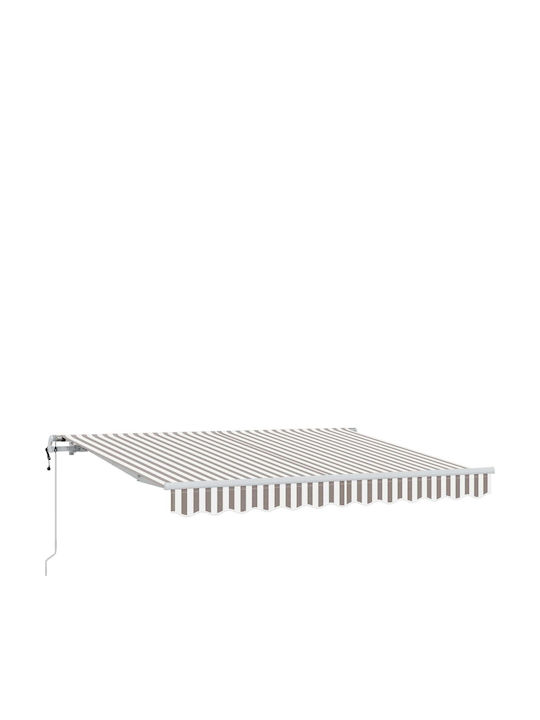 vidaXL Terrasse Zelt Grau 3x2.5m