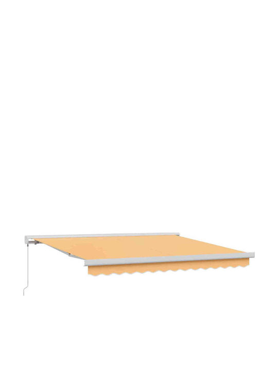 vidaXL Τέντα Βεράντας Αναδιπλούμενη Μπεζ 3.5x2.5m