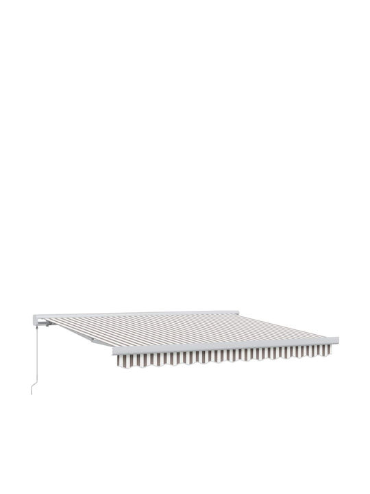vidaXL Terrasse Zelt Grau 3x2.5m