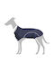 vidaXL Dog Coat Waterproof Blue Medium