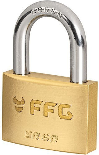 FFG Ορειχάλκινο Λουκέτο Πέταλο με Κλειδί 40mm