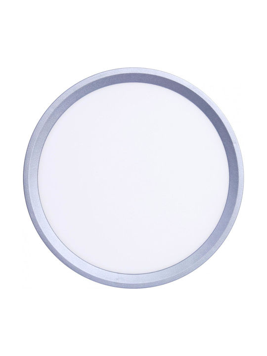 Inlight Deckenleuchte Montieren 30cm Silber mit Integrierte LED