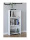 White Bookcase 108x20x20cm