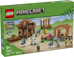 LEGO Minecraft Atacul Evokerilor asupra Satului pentru 9+ Ani 607 Bucăți