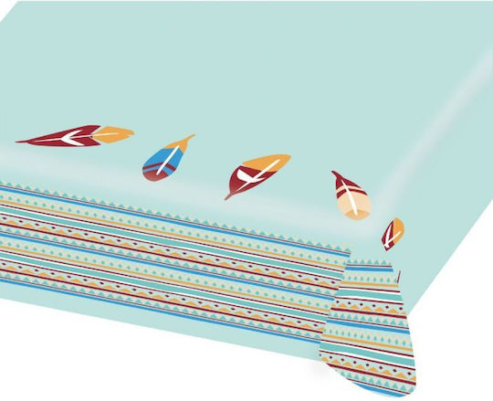 Party Tablecover Green Boho 115 X 175 Cm