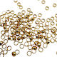 Steel End Caps Gold 2mm Size Selection 2.5mm