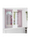 vidaXL Set Curtains Window with Tab Tops Purple 140x175cm