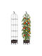 Costway Метална Кутия за Саксии Черна 200x30x30см