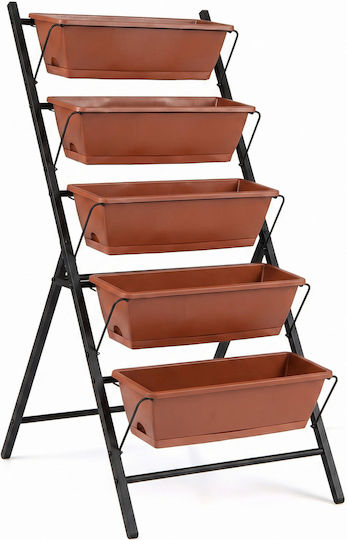 Costway Planter Box Din Plastic Roșu