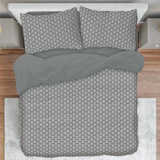 SpitiBazaar Il-line Module Cearceafuri De Pat Single 160x260cm Gri 3 Bucăți