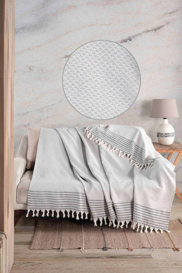 SteweHome Decken & Couchdecken Sesselüberwurf 180x215cm Grau
