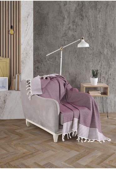 SteweHome Πολυθρόνας Π150xΜ180cm Μωβ SteweHome Πολυθρόνας Π150xΜ180cm Μωβ