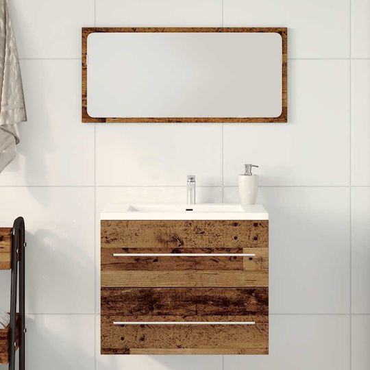 vidaXL Bench Without Sink M60xD38.5xH48cm Old Wood