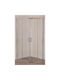 Crown Duschkabine mit Schiebetür 90x90x185cm Klarglas Chrom