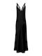 Summer Maxi Slip Dress Black