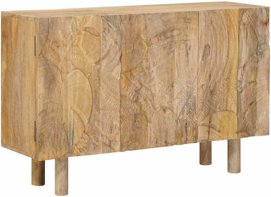 Wooden Sideboard Beige 100x30x65cm